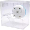 Strong Magnetic Hamster Wheel 7 Inch, Ultra Quiet Exercise Wheel for Glass Tanks and Acrylic Cages, No-Drill Cage Mount 