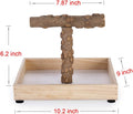 Bird Stand Tabletop,Portable Tee Stand, Parrot Play Stand Perch Gym for Small Medium Parrot (T Stand)