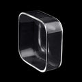 WEAVERBIRD Aquarium Shrimp Feeder Dish Fish Tank Feeding Bowls Glass Square Clear Dish Tray Plate