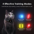 Cat Training Collar Cat Bark Collar with Remote Electric Cats Shock Collar 3300FT IP67 Waterproof 3 Training Modes Beep 