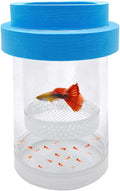Floating Fish Breeding Isolation Box for Aquarium Tank Plastic Mesh Hatchery Incubator Breeder Box for Baby Fish Betta S