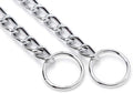Chain Dog Choker Collar for Large Dogs, Metal Slip Link Training Heavy Duty Dog Choke Collar Martingale Puppy Collars fo