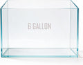 6 Gallon Rimless Aquarium Fish Tank, Ultra-Clear Nano Glass Rectangular Fish Tank L15.7＂×W9.05＂×H9.8＂ Thickness 6mm Glas