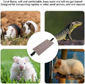 Soft Reptile Sling Carrier with Adjustable Strap, Warm Bearded Dragon Pouch for Lizard, Leopard Gecko, Hamster, Small An