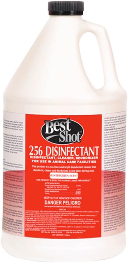 Best Shot Pet Best Shot 256 00113A 256 Disinfectant-Wintergreen Gallon, Clear