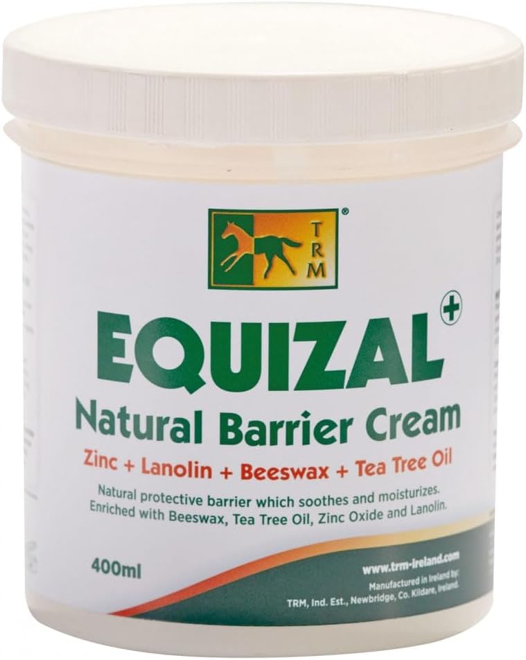 TRM Equizal Soothing Equine Skin Barrier Cream for Horses, 13.5 fl oz