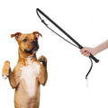 Pssopp Cowhide Dog Agitation Whip, Dog Teaser Wand Dogs Training Whip Outdoor Playing for Pulling Chasing Chewing Teasing Training