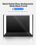 2.5 Gallon Nano Glass Fish Tank, Ultra-Clear Rimless Desktop Aquarium