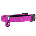BirdsBeSafe® Break Away Cat Collar with Bell, Reflective Thread for Night Visibility, Comfortable Elastic Stretch Cat Collar to Protect Cat from Getting Stuck in The Garden.