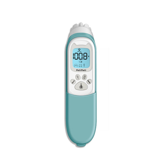 Smart Pet Thermo Comb - Non-Invasive Digital Pet Thermometer for Dogs & Cats, Oral/Rectal/Surface Scanning for Accurate 