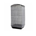 Adjustable Birdcage Seed Catcher Feather Catcher Bird Cage Cover Net Airy Soft Skirt Guard Birdcage Nylon Mesh Netting for Parrot Macaw Parakeet Round Square Cage (118 x 32 Inch, White)