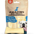Amazing Dog Treats - Beef Cheek Strips Premium Dog Chew (6 Inch - 12 Pack) - NO Odor - Thick Cut - Rawhide Alternative - Beef Cheek Slice Chip Sticks - No Dyes, Chemicals, or Preservatives