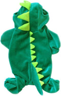 Hotumn Dinosaur Dog Halloween Costume Pet Dino Hoodie for Small Dogs