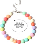 Pet Jewelry Candy Color Dog Pearl Collar Cute Teddy Necklace Jewelryc Chihuahua York Girl Clothing Dress Accessories(10+