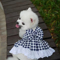 Plaid Pet Dress - Cute Dog & Cat Checkered Outfit