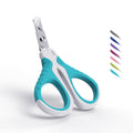 WePet Pet Nail Clippers U07.1, Professional Claw Trimmer, Bended Scissor Special for Cats, Kittens, Dogs, Puppies, Small Animals, White/Pine Green