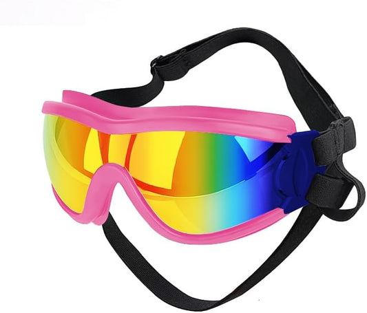 Dog Sunglasses for Large and Medium Breed, Dog Goggles for Large Dogs, Sun Protection, Windproof, Waterproof, Dustproof 