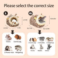 EAEDMY Guinea Pig Rat Bed Hideout for Rat Bearded Dragon Hedgehog Ferret to Sleep and Hide, Guinea Pig Cage Accessories 