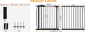 57.5-62 Inch Extra Wide Baby Gate for Doorway Stairs