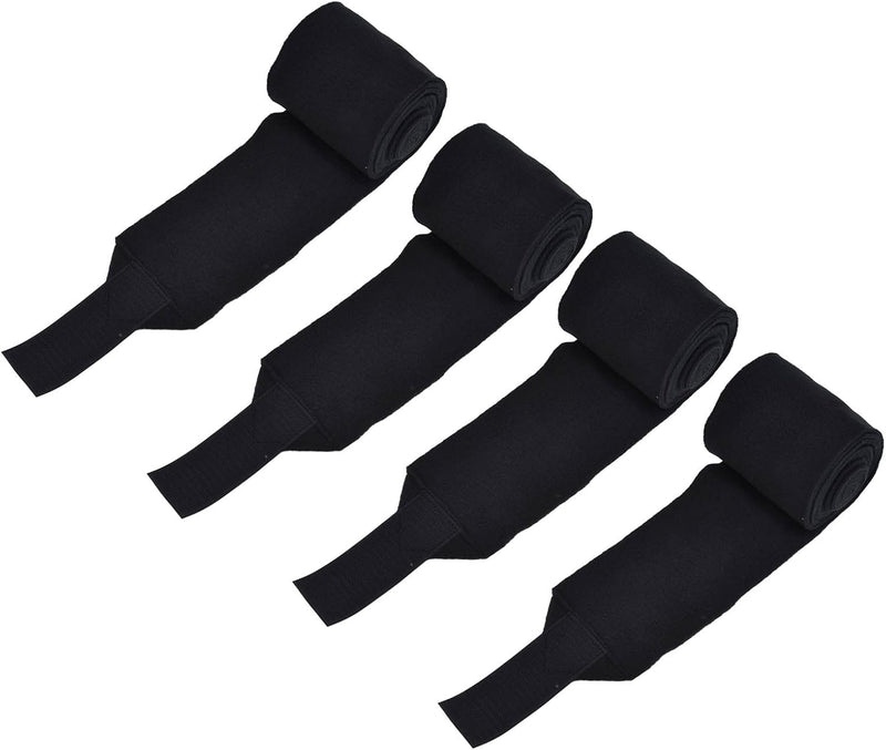 4Pcs Horse Leg Warp, Polyester Self Adhesive Breathable Wear Resistant Animal Leg Bandage for Cows Horses