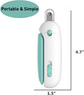 Paioxerty Cat Nail Clipper | Cat Nail Trimmer with Clipping Debris Storage, Adjustable Sizes, Hidden Nail File, Round Hole Blade for Injury-Free Grooming Tool for Pets