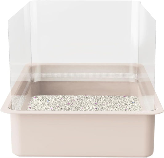 3Pcs Cat Litter Box Pee Shields,Litter Box Splash Guard
