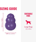 KONG Senior, Gentle Natural Rubber Stuffable Dog Toy, for Large Dogs