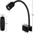 UPETTOOLS 3W LED Aquarium Light, Clip On Fish Tank Lamp