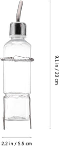 Small Animal Water Bottle 2 Pack, No Drip Guinea Pig Water Bottle & Rabbit Water Dispenser, 350ml Leakproof Pet Water Di