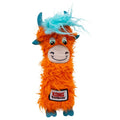 KONG Kickeroo Highland Cow Cat Toy – Plush Catnip Toy with Crinkle Sound & Fluffy Tail – Assorted Colors (1 Pack)
