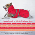 Dogcheer Dog Winter Coat, Waterproof Dog Jacket with Zipper Leash Opening