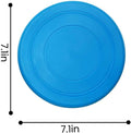 Dog Flying Disc, 2 Pack Dog Frisbee Toy Gift Set for Medium & Large Dogs