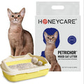 HONEY CARE Petrichor Mix Cat Litter I Tofu Cat Litter I Nature Plant-Based Pellets and Bentonite Sustainable I Low-Dust 