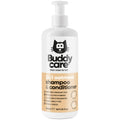 Buddycare Oatmeal 2in1 Cat Shampoo & Conditioner Vegan, Cruelty-Free & PH Balanced - Packed with Aloe & Pro Vitamin B5 | Deep Cleanse Grooming for Healthy Coats | Also Suitable for Kittens (16.90oz)