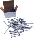 100pcs Steel 2 Inches E5 Horseshoe Nail Stainless Steel Horseshoe Tools for Horse Training Equestrian Sports