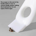 2 Pcs Bird Cage Brush with Scraper - Bird Cage Cleaner for Cleaning Kennels Perches Poop Remover Parrot Parakeet Pet Cag