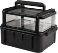 Portable Reptile Cage Carrier Tank with Handle Reptile Transport Container Terrarium Box Habitat Cage Pet Houses for Tur