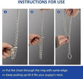 Slip Dog Chain Collars, Stainless Steel Training Dog Collars for Large Dogs