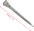 E-outstanding 50-Pack Low Carbon Steel 2.4 Inch E6 Horseshoe Nails, Polished and Galvanized