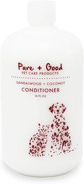 Pure + Good Dog & Cat Conditioner - Moisturizing Pet Conditioner, Made in The USA, Cruelty Free, 16 fl oz