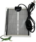 YOUMU Reptile Heating Pad- (5W/15W/25W/35W) Temperature Adjustable Terrarium Heat Mat for Turtle/Snake/Frog/Lizard/Small