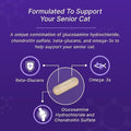 Nutramax Cosequin for Senior Cats Joint Health Supplement, Contains Glucosamine for Cats, Plus Chondroitin, Supports Joint, Skin and Coat, and Immune Health, Sprinkle Capsules, 60 Count