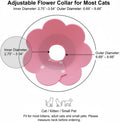 3-Piece Elizabethan Collar Set for Cats, Soft and Adjustable Post-Surgery Recovery Collars for Kittens, Puppies, and Rabbits (Pink, Orange, Yellow)
