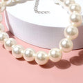Adorable Pet Pearl Collar Adjustable Cat Dog Pet Necklace Jewelry Chihuahua York Girl Clothing Dress Accessories