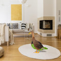 Chicken Duck Goose Diaper Washable Pet Fruit Print Diapers for Hens Roosters Poultry