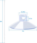 AQUANEAT 20 Pack Aquarium Suction Cups with Clips 3/16" air Hose and Adjustable Zip Ties for Aquarium Fish Tank Decorati
