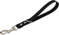 Short Dog Leash - 9 Inch Dogs Lead Grab Tab Heavy Duty Waterproof PVC Dog Training Traffic Leashes for Safety Control Be