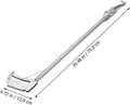 generic Folding Snake Catcher Clamp with Lock Stainless Steel Reptile Tongs for Safe Handling Lightweight Snake Grabber 