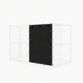 Outdoor Dog Kennel Cover All-Weather Dog Kennel Panel 5 x 6 ft Black