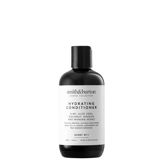 smith&burton Hydrating Natural Conditioner for Dogs and Cats, Aloe Vera Coconut Manuka Honey & More, Moisture-Boosting Care Designed for Wire, Short and Combination Coat Types, Scent No.1, 8.4 fl oz